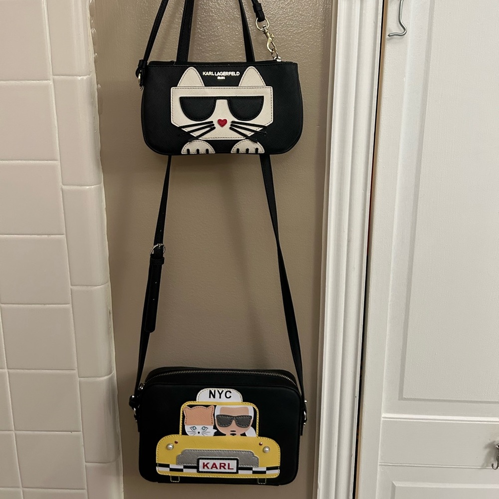 Karl Lagerfeld purse and wristlet. Get both for one low price.